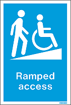 WX9006DD - Jalite Ramped Access Sign
